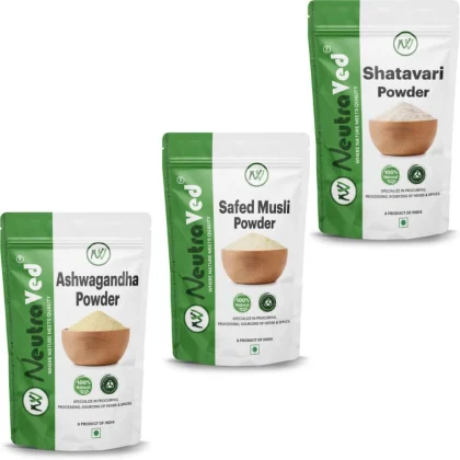Combo Ashwagandha, Safed Musli, Shatavari Powder  image 1